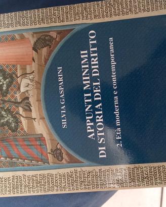 Appunti minimi storia del diritto S. Gasparini