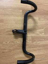 Manubrio in carbonio Look Ls1 + attacco