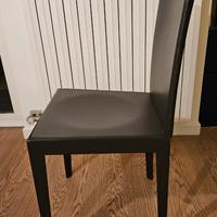 Sedia in pelle naturale POLIFORM