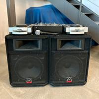 Pioneer cdj100s + djm300s + wharfedale pro evp12p