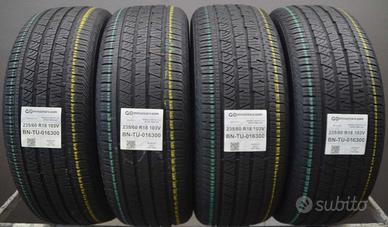 4 pneumatici continental 235/60 r18 103v tu16300