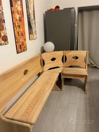 Panca legno massello