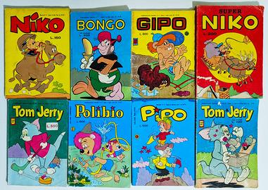8 Fumetti umoristici misti Bianconi / Metro