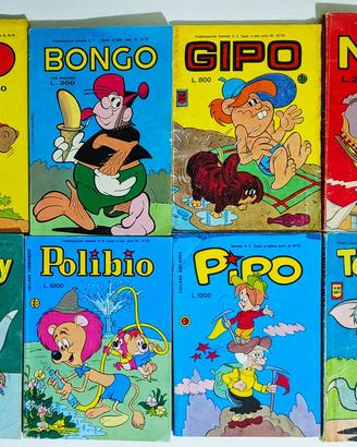 8 Fumetti umoristici misti Bianconi / Metro
