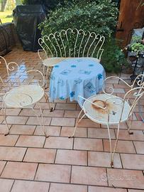 Set da giardino in ferro