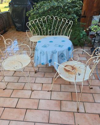 Set da giardino in ferro
