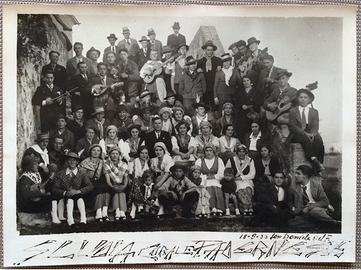 1933 UDINE CORO PADERNESE  A SAN DANIELE DEL FRIUL