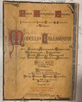 Cartella editoriale d’epoca - Prof. G. Tonso