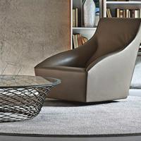 Poltrona Molteni mod. Doda in Pelle