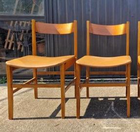 Coppia di sedie stile Gianfranco frattini