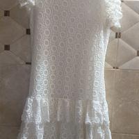 Abito in pizzo bambina 11/12 anni