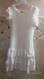 Abito in pizzo bambina 11/12 anni