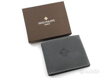 Patek Philippe Portafoglio Pelle Grigio Originale