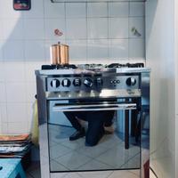 Cucina lofra a gas con forno