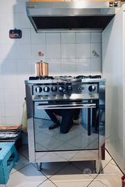 Cucina lofra a gas con forno
