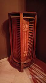 Torre porta CD legno etnico