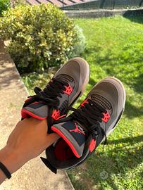 Jordan 4 grigie e rosse n.36 – Pari al Nuovo