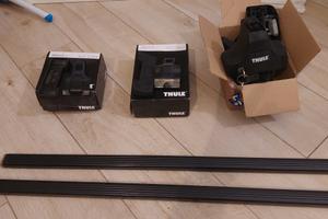 Thule barre portarutto 127cm, kit e piedi