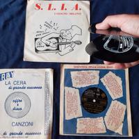 TRE 45 giri pubblicitari FLESSIBILI, anni'60