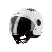 Casco jet bianco nuovo