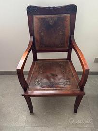 poltrona stile liberty