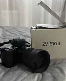 sony ZV-E10 Mark ll (2) con Obiettivo + accessori