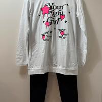 Set maglietta a maniche lunghe e leggings