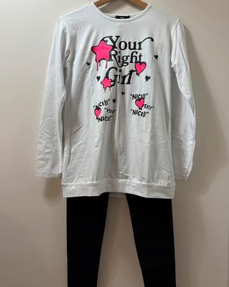 Set maglietta a maniche lunghe e leggings