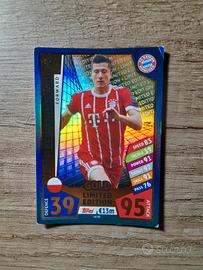 Topss Match Attax Champions Lewandoski Bayern Gold