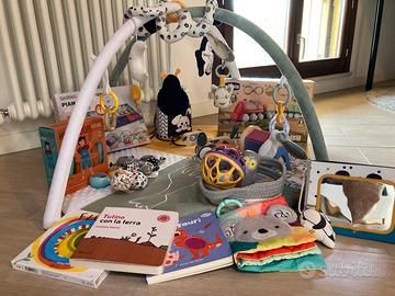 Kit neonato-Palestrina, giochi, fascia porta bebè
