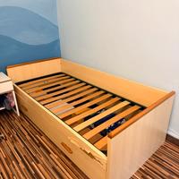 Struttura letto singolo + doghe in legno