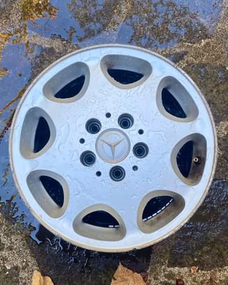Cerchi in Lega Mercedes 15" "Gullideckel" 8 Fori