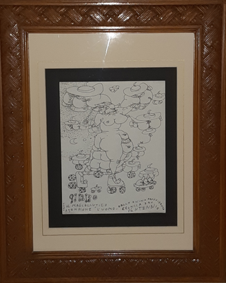 China su carta Tono Zancanaro Veneto Padova