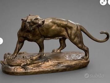 Statua Bronzo Clovis Edmond Masson 1890