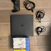 Lotto PS4 Slim 1TB + 11 giochi