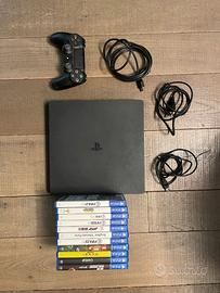 Lotto PS4 Slim 1TB + 11 giochi