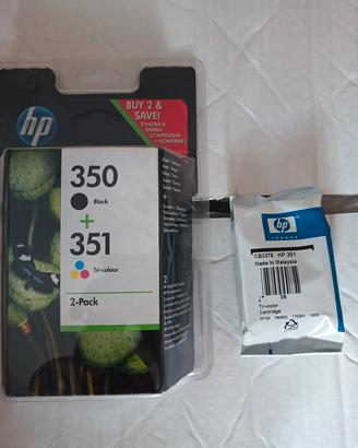 Cartucce originali HP 350 e 351