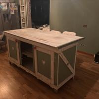 Isola cucina mobile bar shabby