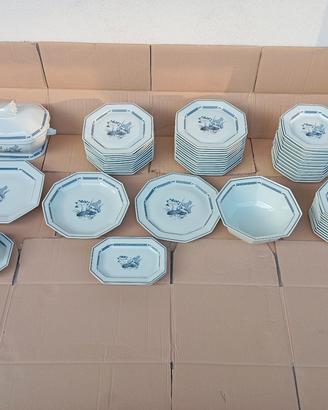 Servizio Piatti Limoges Coquet - 58 pz ottagonale