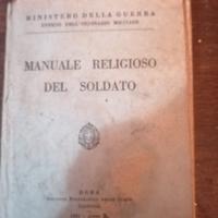 libretto 'manuale religioso del soldato' 