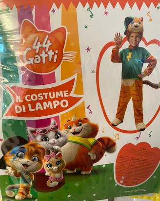 Vestito carnevale 44 gatti “lampo”