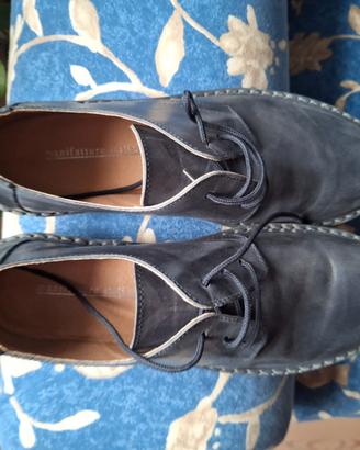 scarpe in cuoio donna - blu