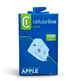 Caricabatterie Cellularline 20W USB-C per Apple 