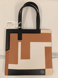 Borsa Fendi Flip Medium - Shopping bag in pelle