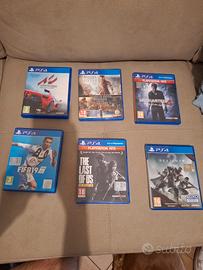   6 giochi per la play station 4 