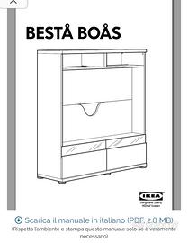 Mobile tv ikea boas