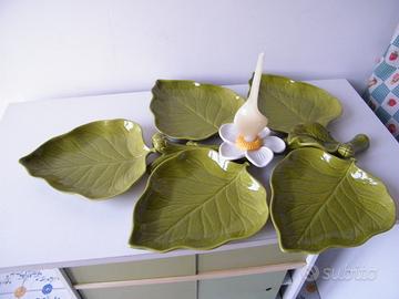 Antipastiera/Centrotavola ceramica Barettoni-Nove