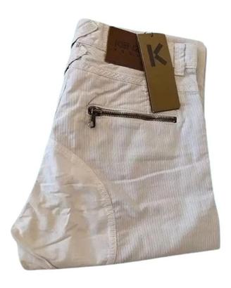 Pantalone chino da uomo in cotone grigio - Kenzo