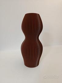 Vaso 3D Coffee Brown | Vaso Decorativo Moderno