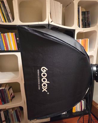 Godox SL-100W – Luce LED da studio con softbox e s